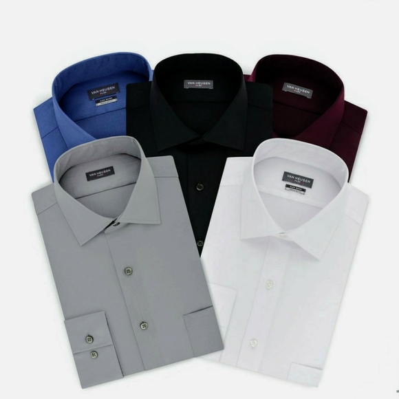 Van Heusen Reg Fit  shirt. Men's 16/ 32/33 - Picture 6 of 8